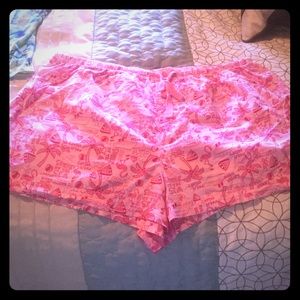 PJ bottoms, Pink with Flamingos, Palm trees, Boats